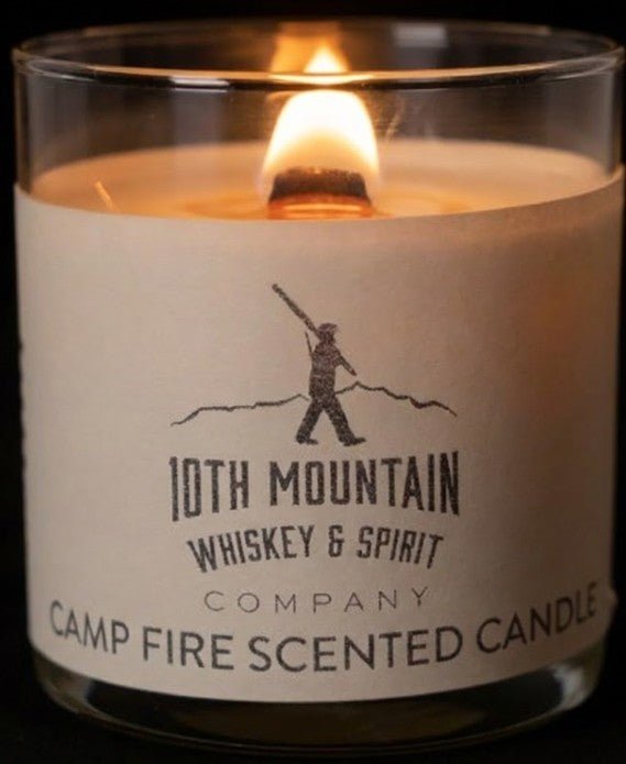 10th Mountain Camp Fire Candle