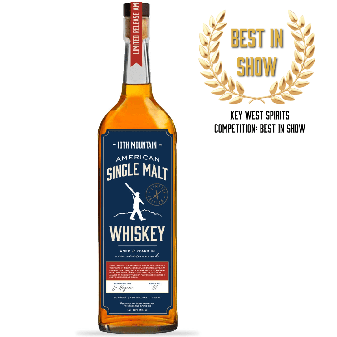 10th Mountain Whiskey American Single Malt Whiskey