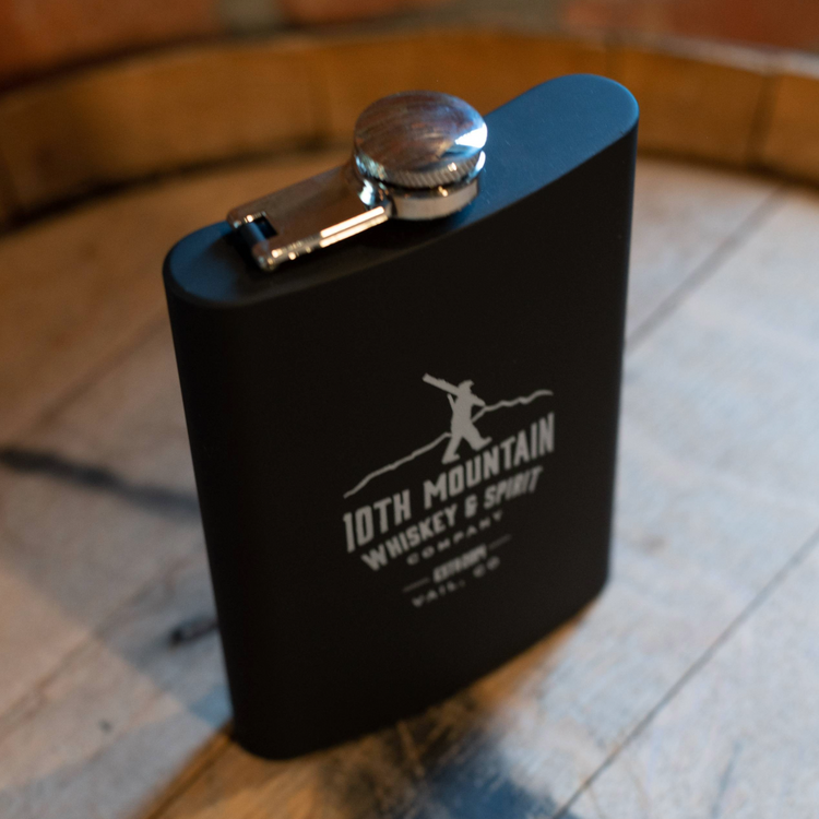Black Rubber Flask