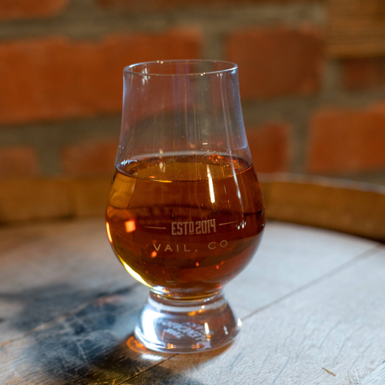 10th Mountain Whiskey Glencairn Glass