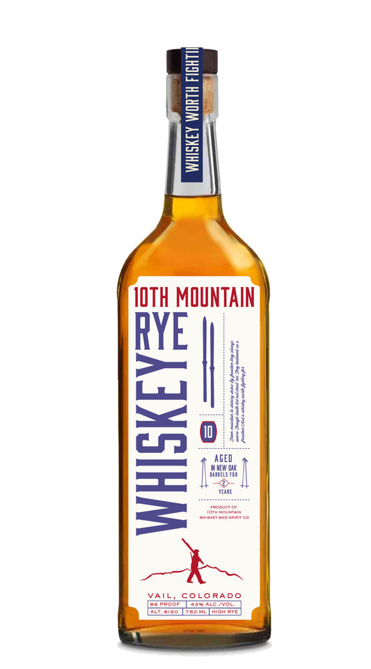 10th Mountain Rye Whiskey - 750ML