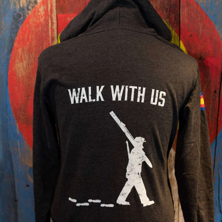 Walk With Us - Zip Hooded Sweatshirt