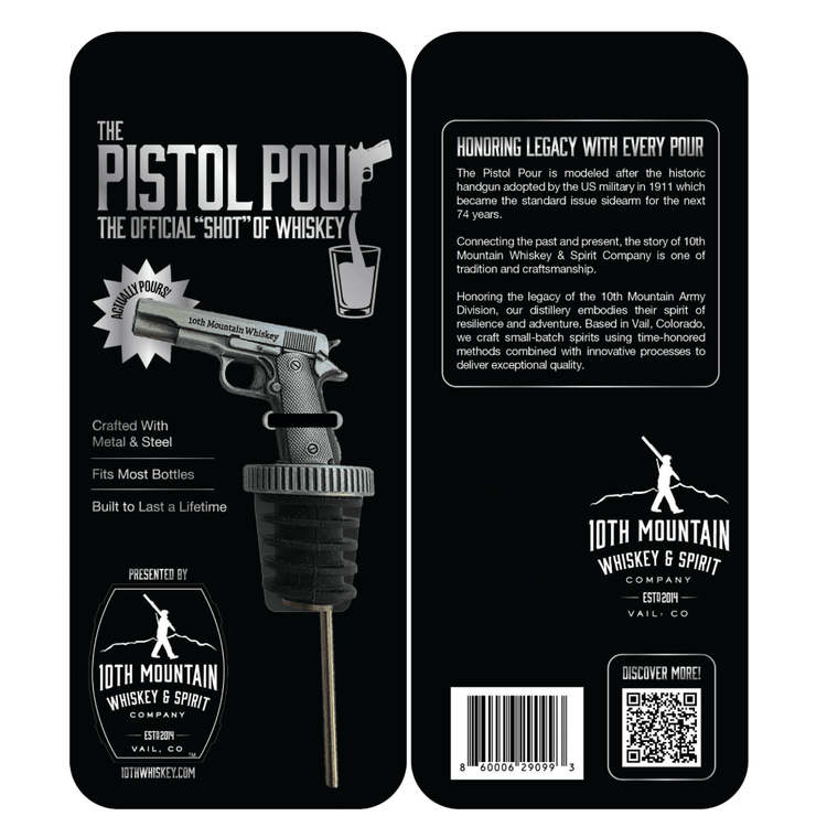 The Pistol Pour - Silver Edition - 10th Mountain Whiskey
