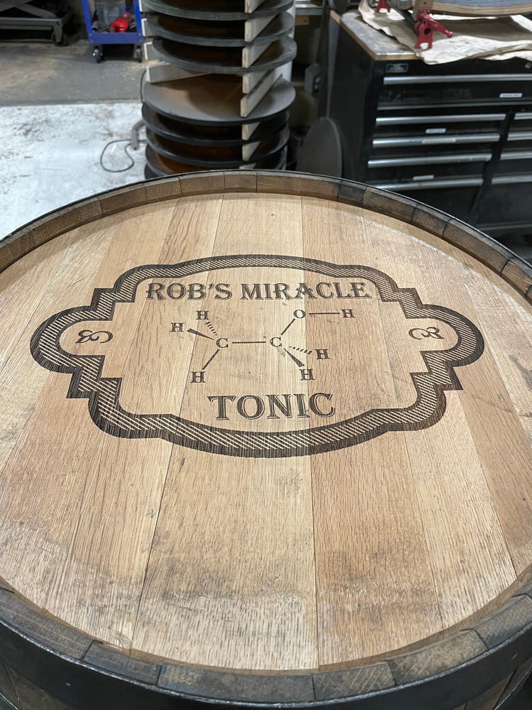 Whiskey Barrel Pool/Billiards Cabinet - 10th Mountain Whiskey