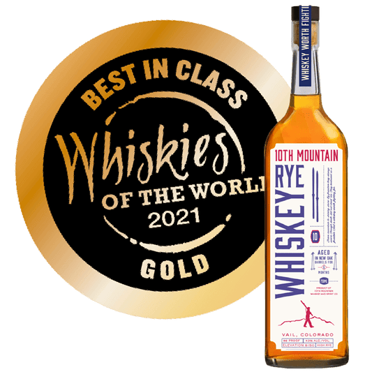 10th Mountain Whiskey Wins Gold at Whiskies of the world - 10th Mountain Whiskey