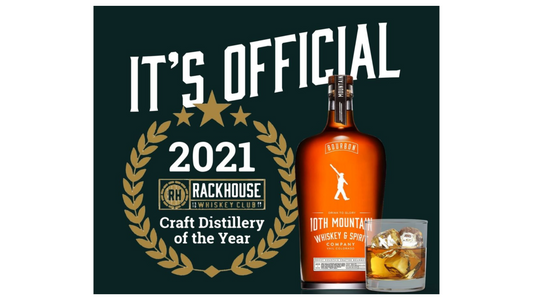 10th MOUNTAIN WHISKEY & SPIRITS NAMED 2021 CRAFT DISTILLERY OF THE YEAR
