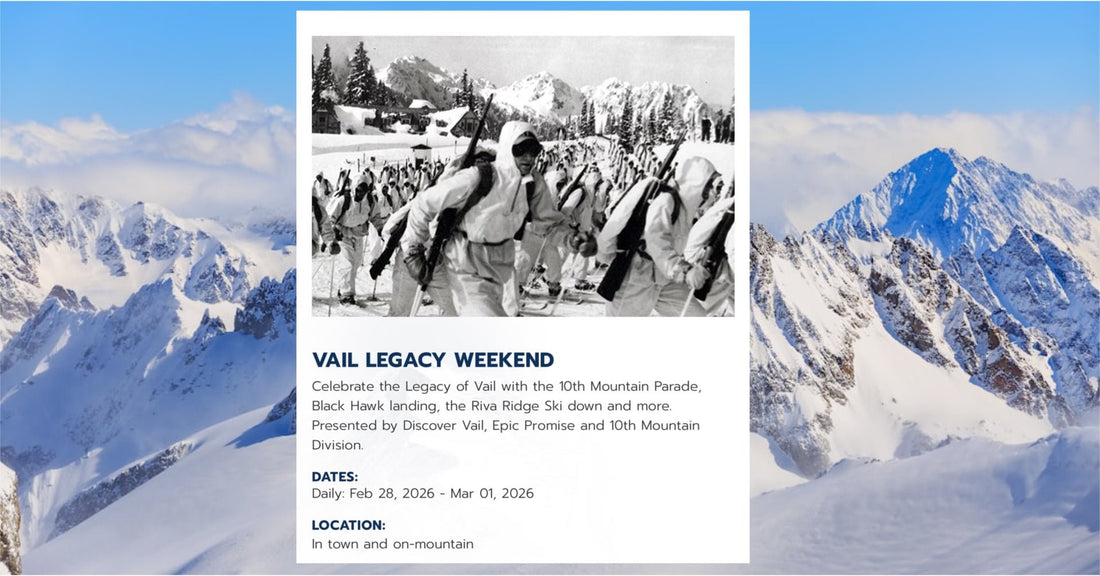 Vail Legacy Weekend 2026: A Celebration of Honor and Adventure - 10th Mountain Whiskey