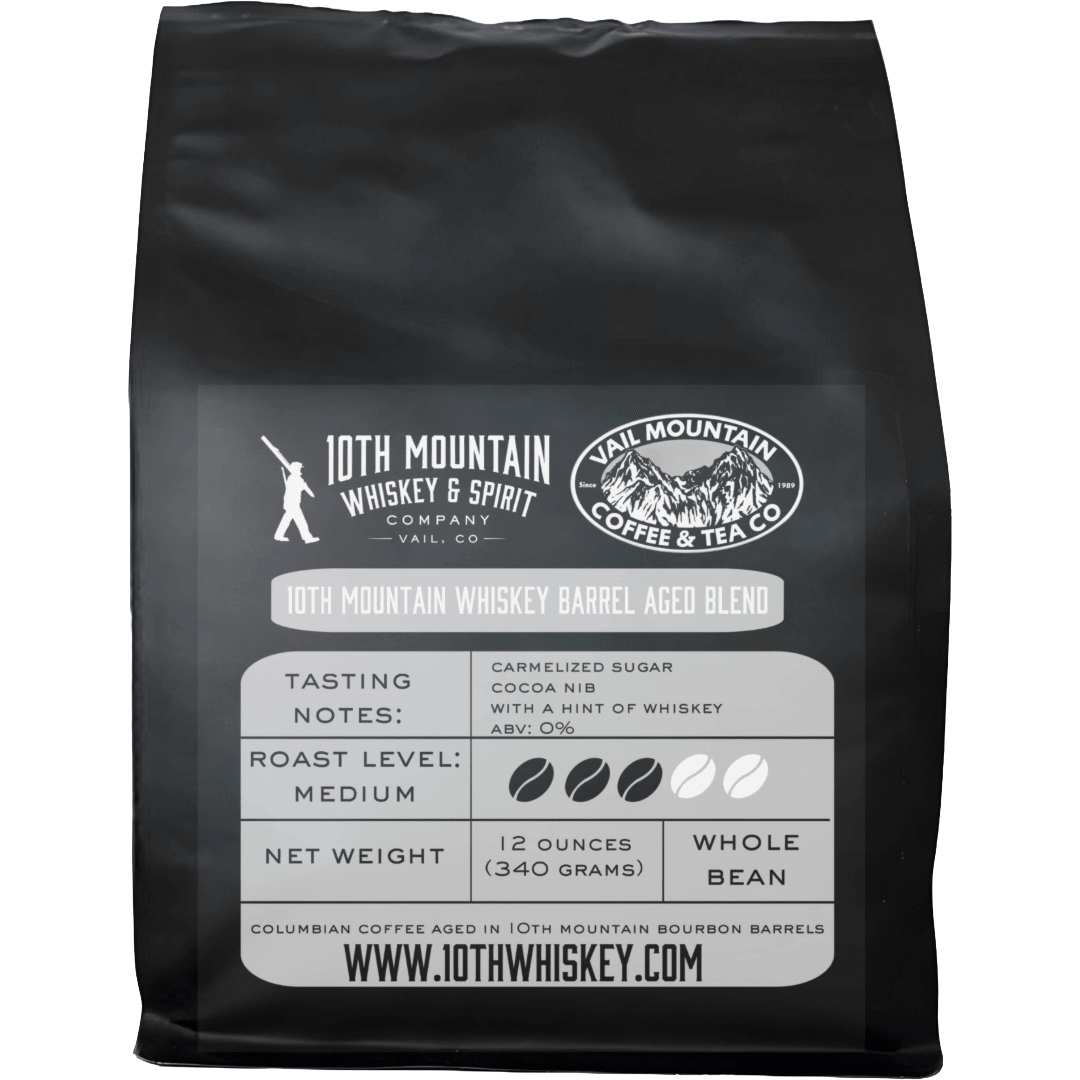 10th Mountain Bourbon Barrel Aged Coffee - 12 oz. (24 cups) - 10th Mountain Whiskey