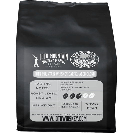 10th Mountain Bourbon Barrel Aged Coffee - 12 oz. (24 cups) - 10th Mountain Whiskey