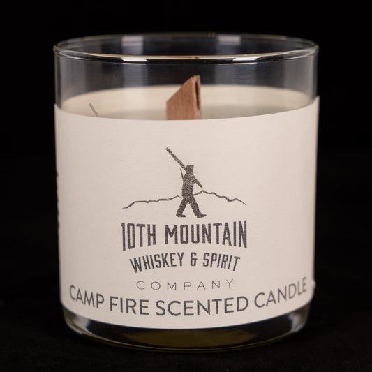 10th Mountain Camp Fire Candle