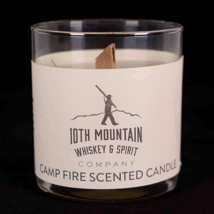 10th Mountain Camp Fire Candle