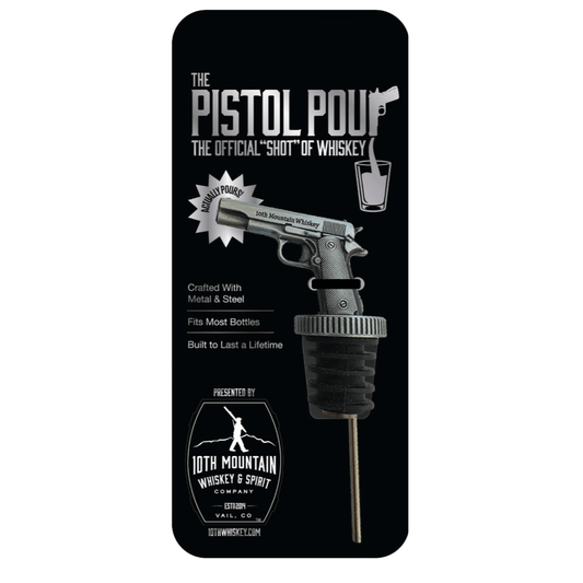 10th Mountain Pistol Pour – Silver Edition - 10th Mountain Whiskey