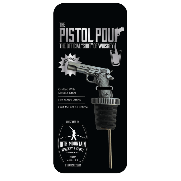 10th Mountain Pistol Pour – Silver Edition - 10th Mountain Whiskey