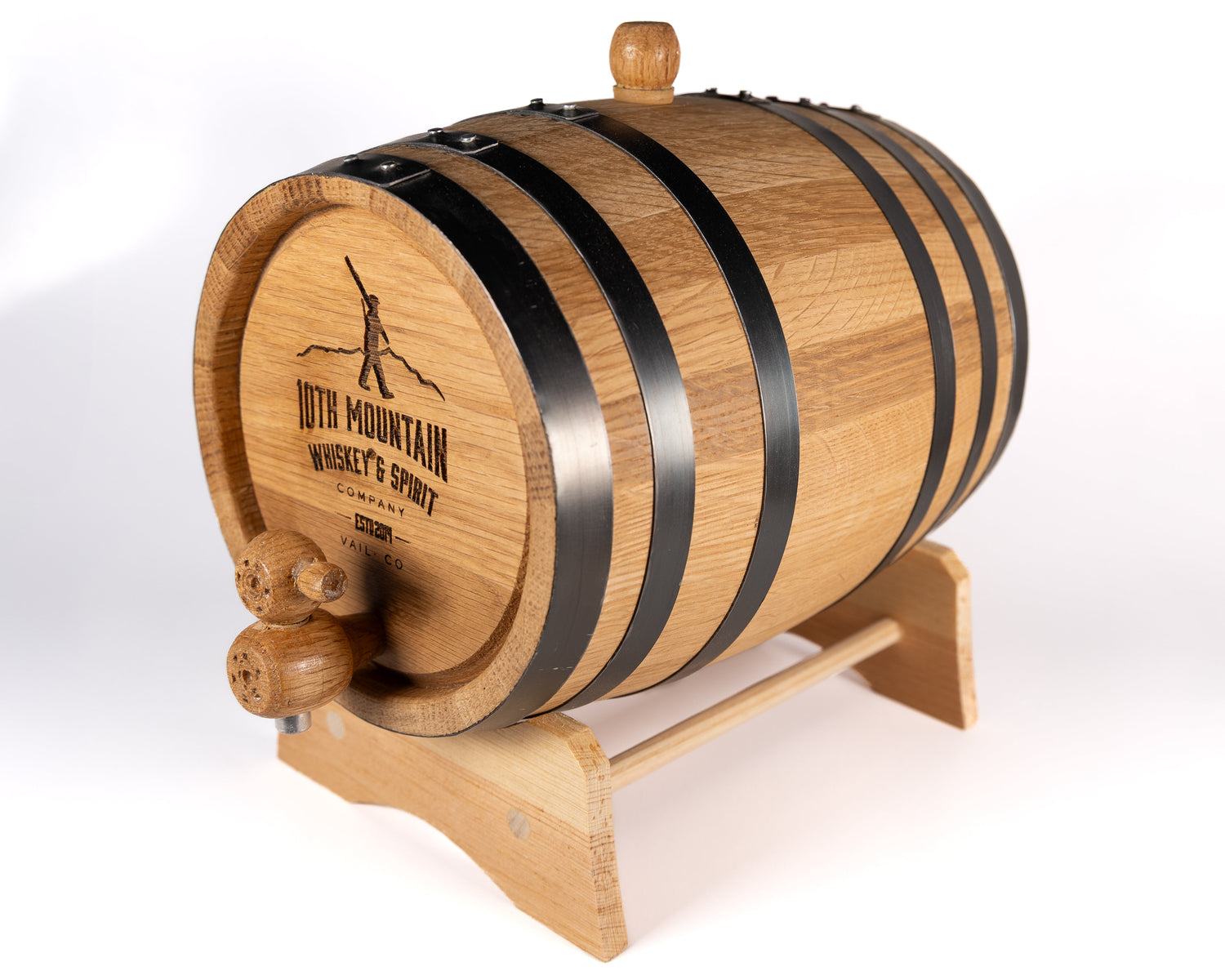 10th Mountain Whiskey - 3 Liter Whiskey Barrel - 10th Mountain Whiskey