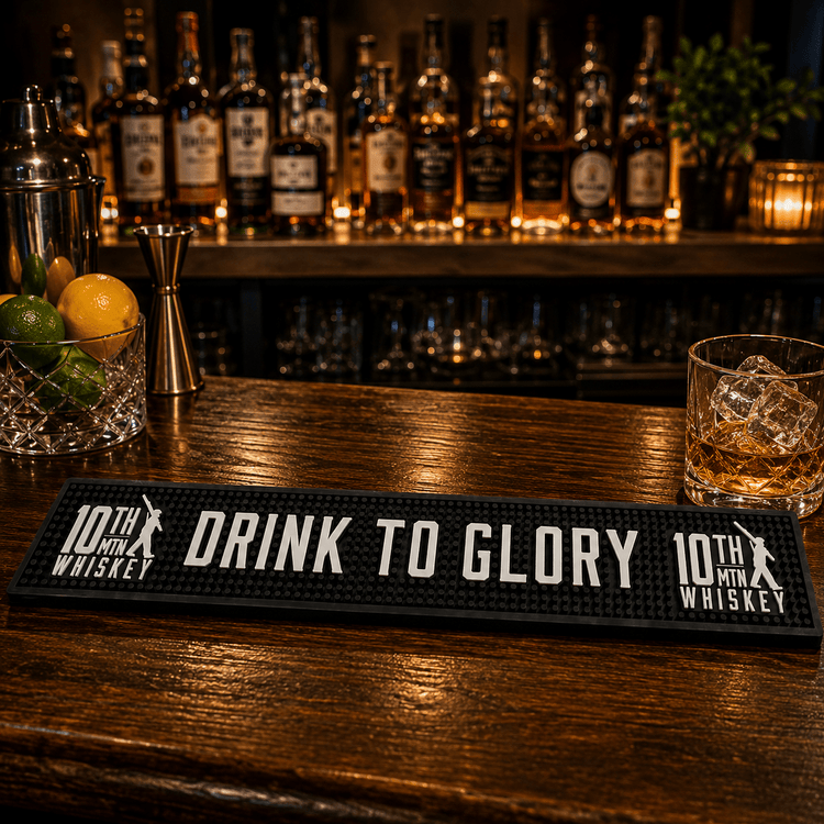 10th Mountain Whiskey Bar Mat - 10th Mountain Whiskey