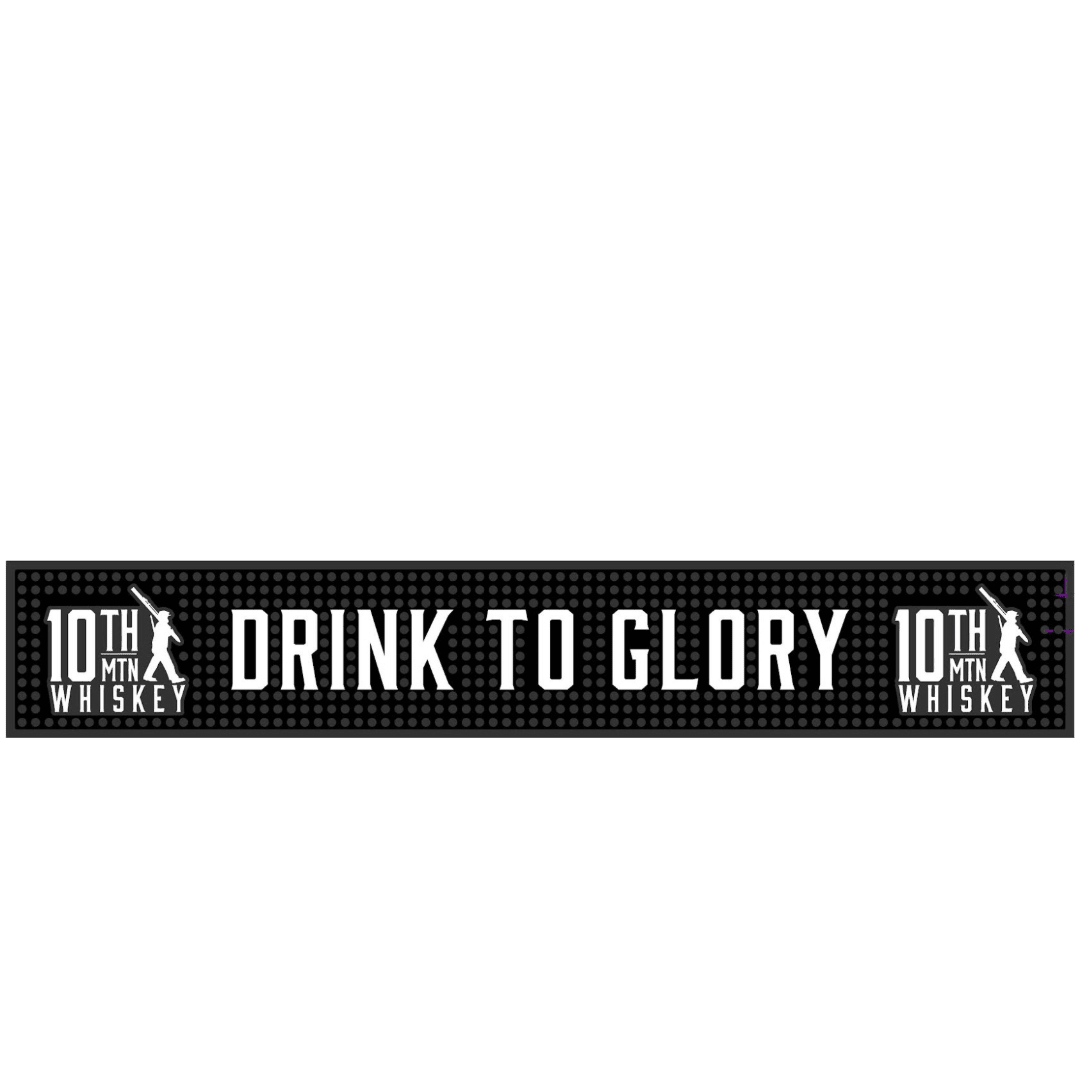 10th Mountain Whiskey Bar Mat - 10th Mountain Whiskey