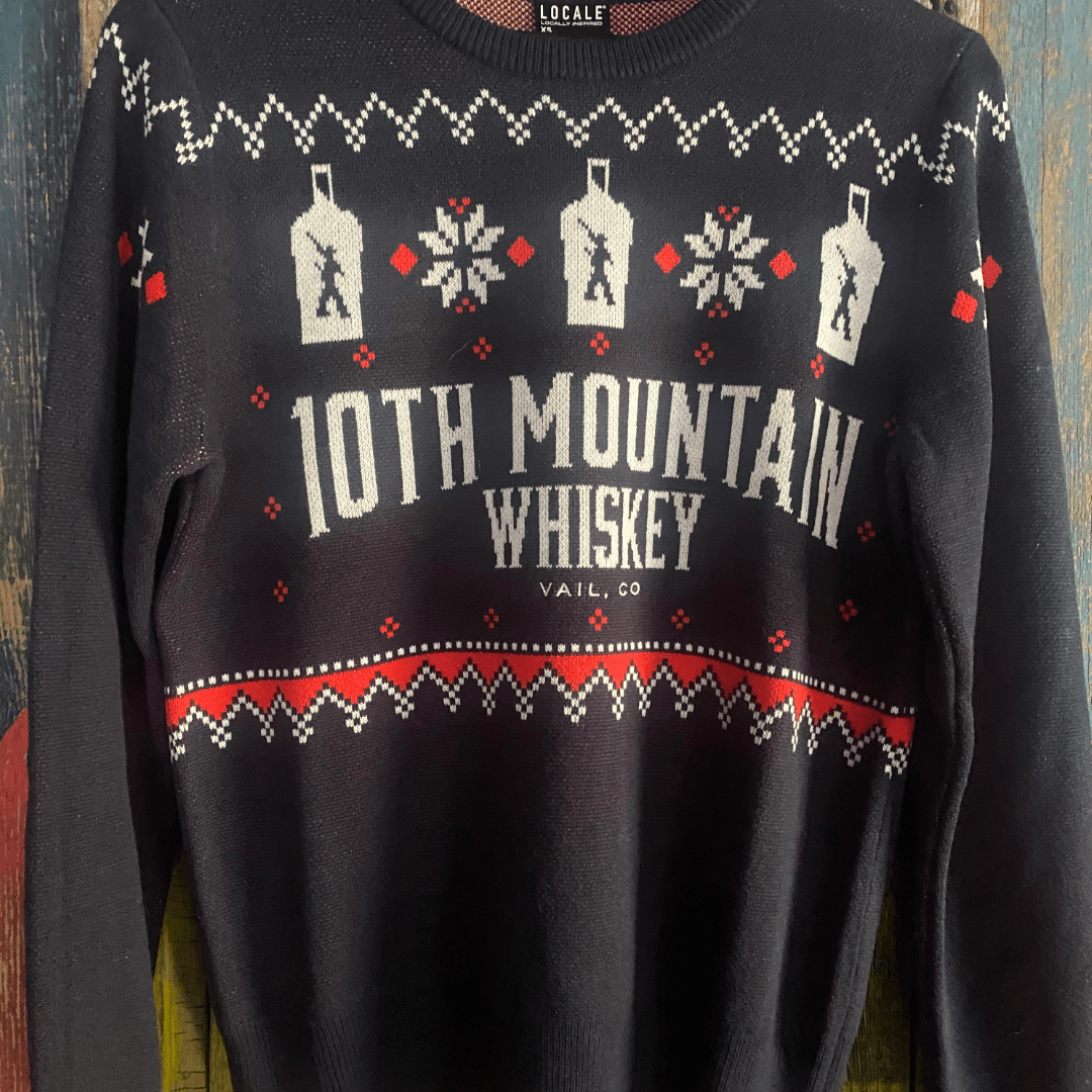 10th Mountain Whiskey Holiday Sweater - 10th Mountain Whiskey