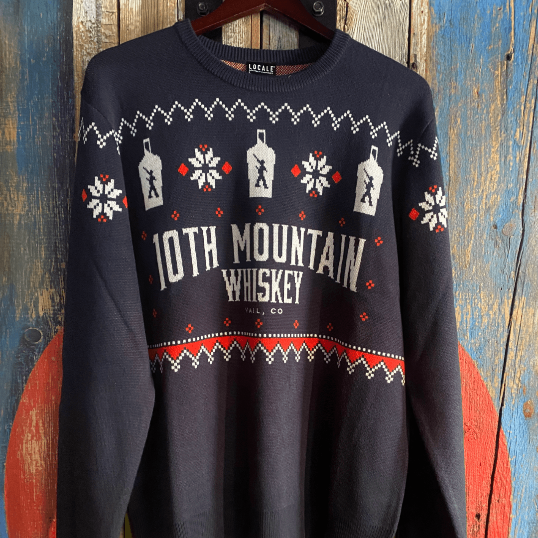 10th Mountain Whiskey Holiday Sweater - 10th Mountain Whiskey