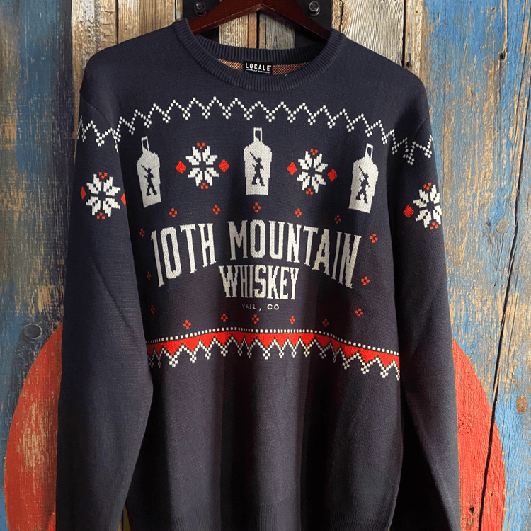 10th Mountain Whiskey Holiday Sweater - 10th Mountain Whiskey