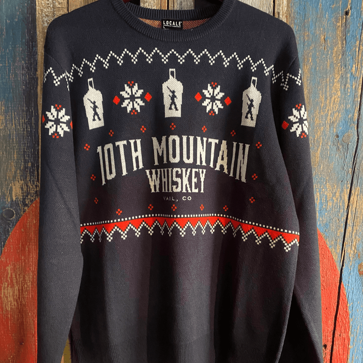 10th Mountain Whiskey Holiday Sweater - 10th Mountain Whiskey