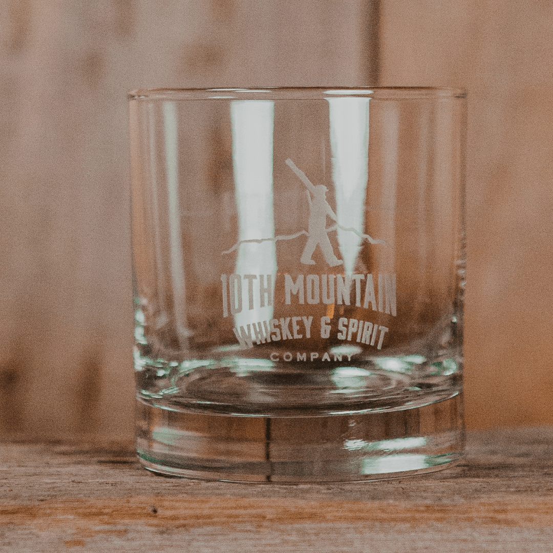 10th Mountain Whiskey Rocks Glass - 10th Mountain Whiskey