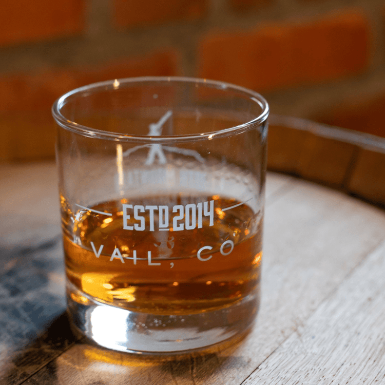 10th Mountain Whiskey Rocks Glass - 10th Mountain Whiskey