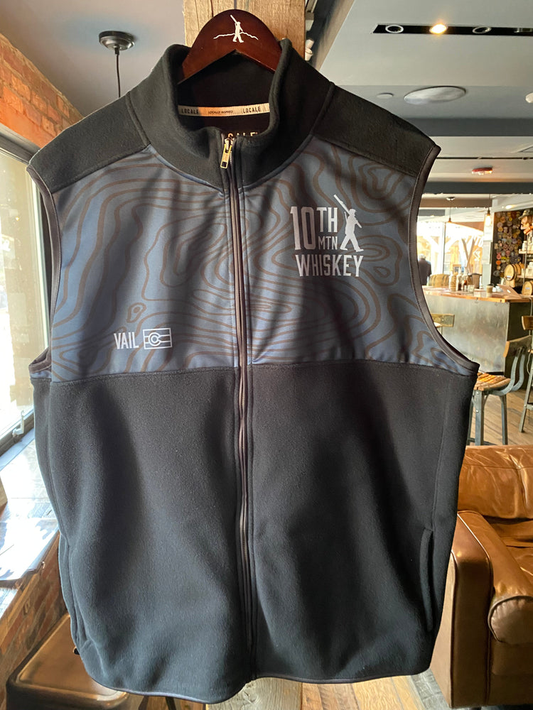 10th Mountain Whiskey Topographic Vest - 10th Mountain Whiskey