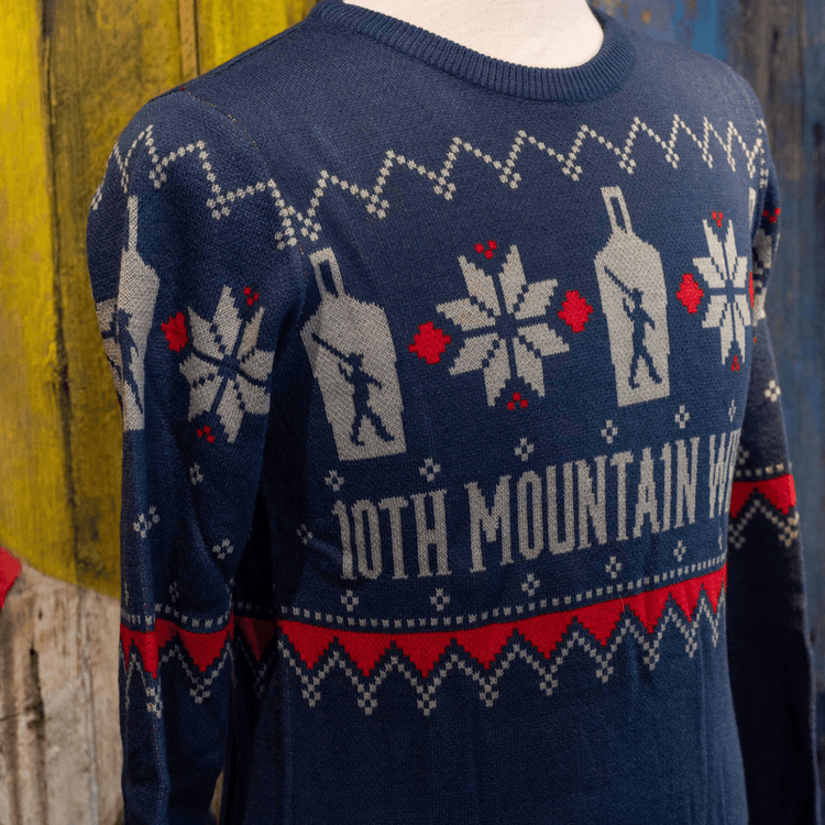 10th Mountain Whiskey Ugly Sweater - 10th Mountain Whiskey