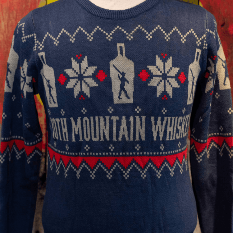 10th Mountain Whiskey Ugly Sweater - 10th Mountain Whiskey