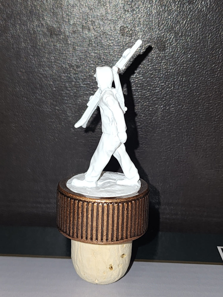 10th Mountain Whiskey Soldier Cork Bottle Topper for Bourbon