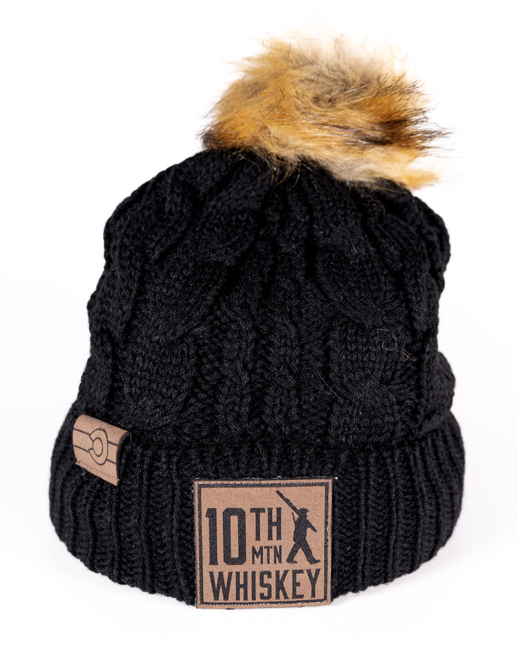 Beanie Black Fur