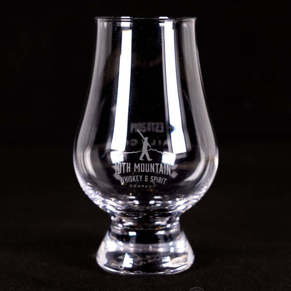 10th Mountain Whiskey Glencairn Glass