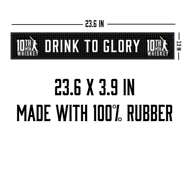 10th Mountain Whiskey Bar Mat