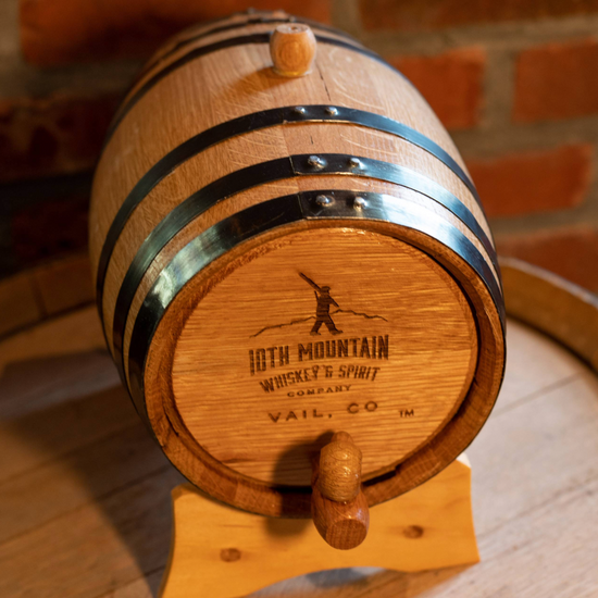 3 Liter Whiskey Barrel 10th Mountain Whiskey