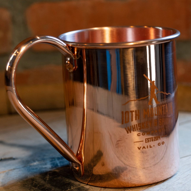 10th Mountain Whiskey Copper Cup