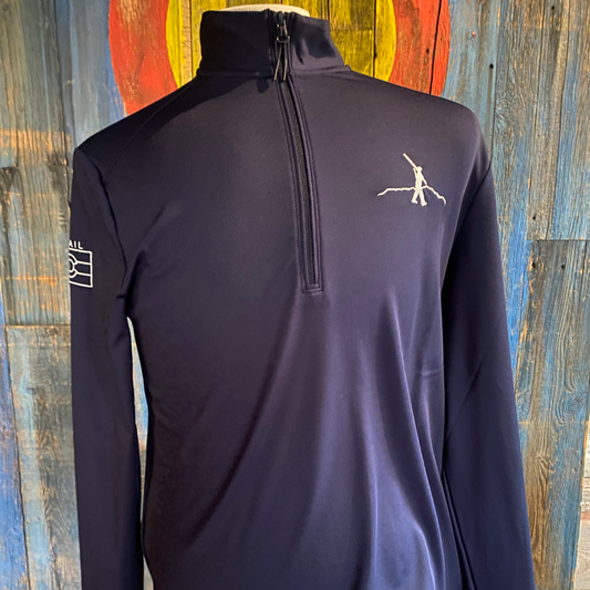 Men's 1/4 Zip Navy Mid Layer