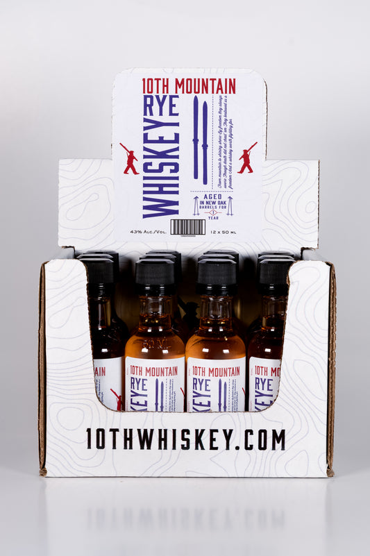 Rye Whiskey - 50ML 12 Pack