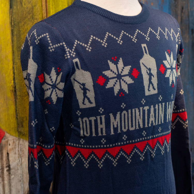 10th Mountain Whiskey Ugly Sweater