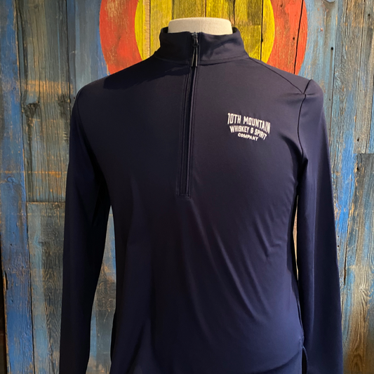 Women's 1/4 Zip Navy Mid Layer