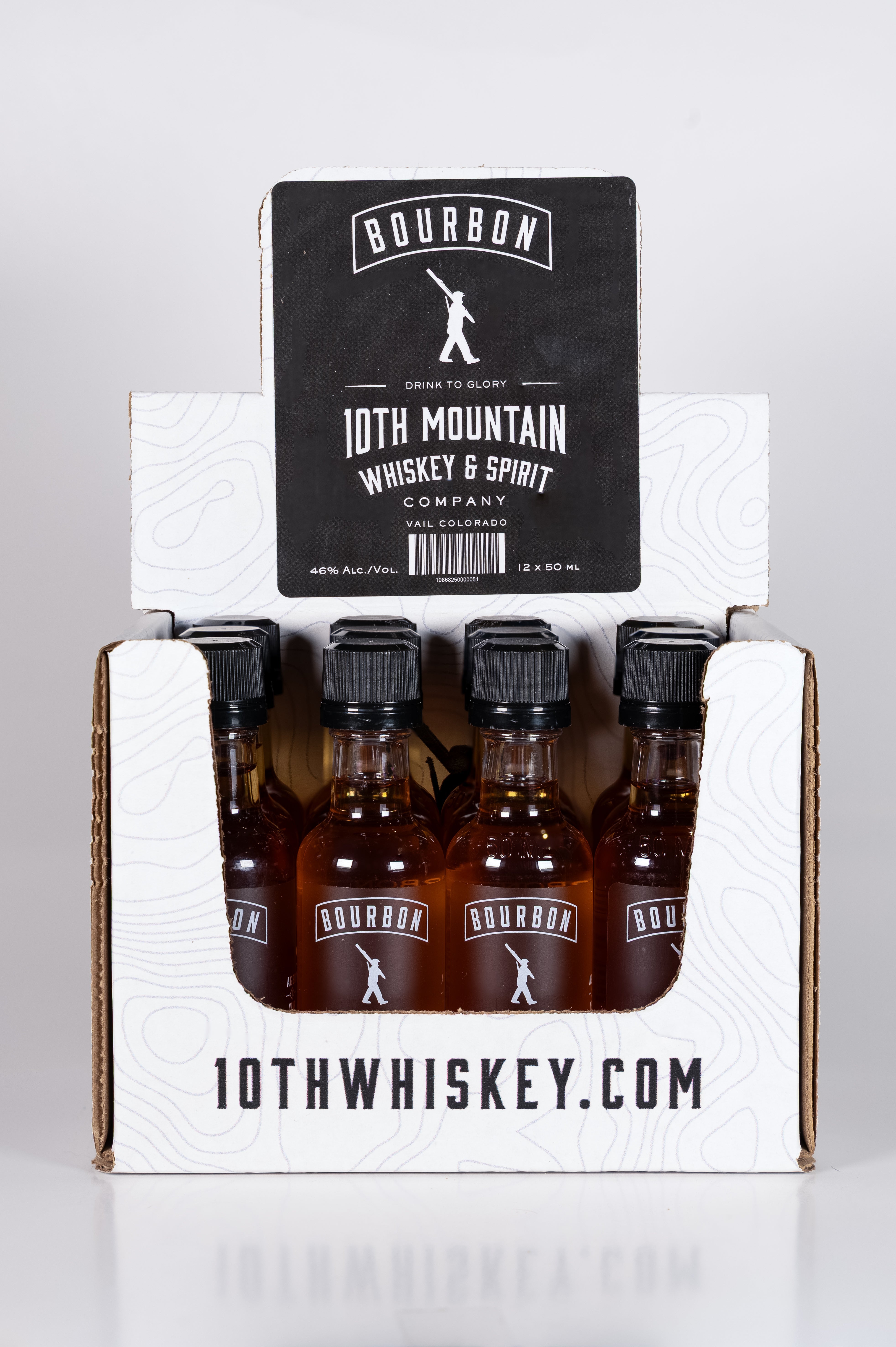 Bourbon Airplane Bottle 12 Pack