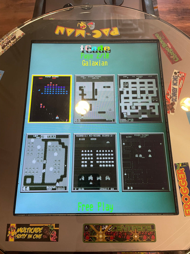 Bourbon Barrel Arcade Table - 60 Retro 8 bit Games Included - 10th Mountain Whiskey