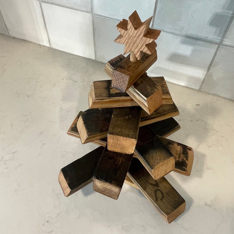 Bourbon Barrel Christmas Trees - Two sizes available - 10th Mountain Whiskey