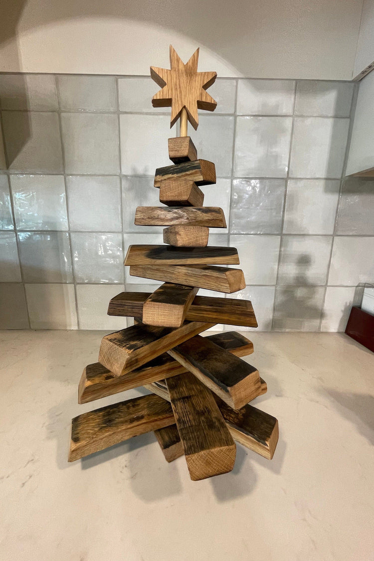 Bourbon Barrel Christmas Trees - Two sizes available - 10th Mountain Whiskey