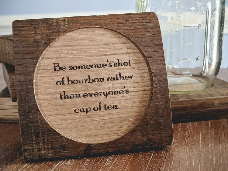 Bourbon Whiskey Themed Coasters - 10th Mountain Whiskey