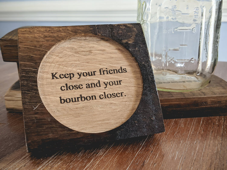 Bourbon Whiskey Themed Coasters - 10th Mountain Whiskey