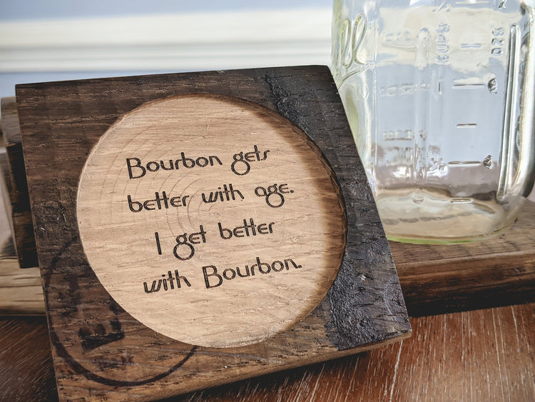 Bourbon Whiskey Themed Coasters - 10th Mountain Whiskey
