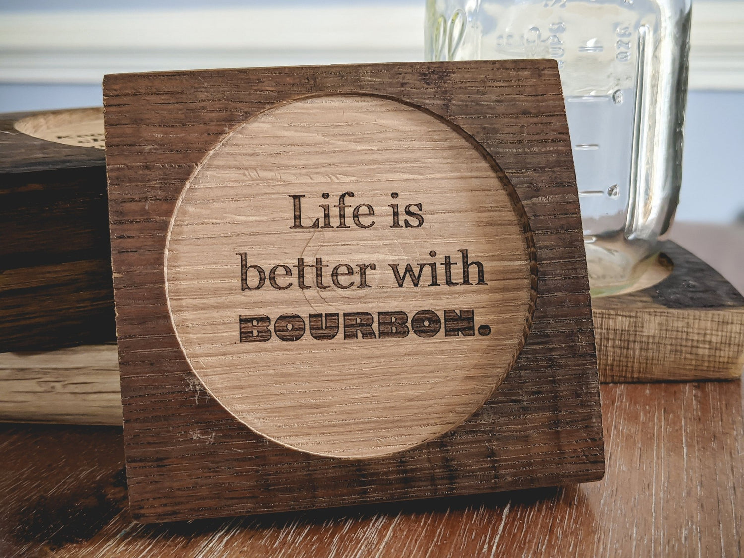 Bourbon Whiskey Themed Coasters - 10th Mountain Whiskey