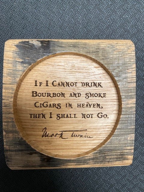 Hemingway & Twain Quote Coasters - 10th Mountain Whiskey