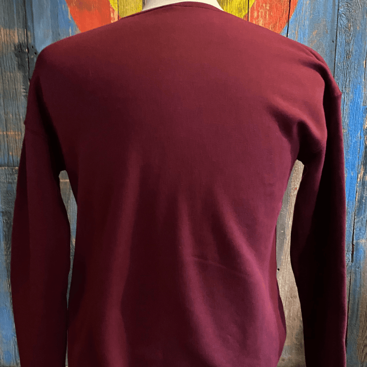 Maroon Crew Neck Sweatshirt - 10th Mountain Whiskey