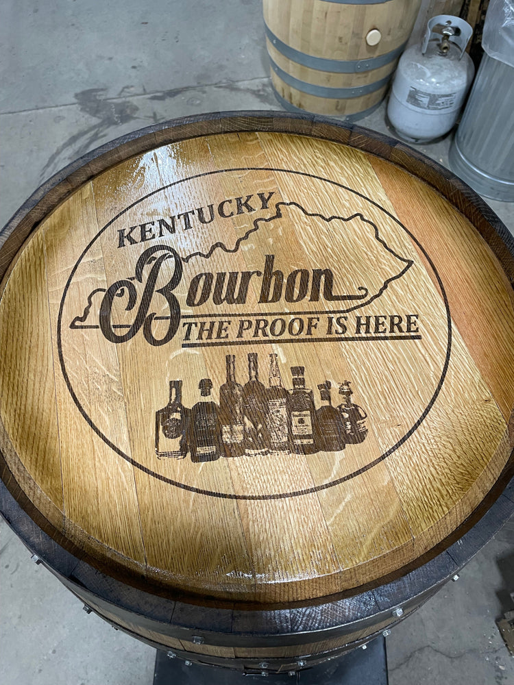 Premium Whiskey Barrel Cabinet - 10th Mountain Whiskey